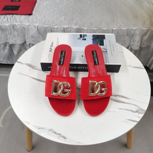 Dolce &amp; Gabbana D&amp;G Slippers For Women #1213147 $115.00 USD, Wholesale Replica Dolce &amp; Gabbana D&amp;G Slippers