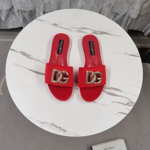 Replica Dolce & Gabbana D&G Slippers For Women #1213147 $115.00 USD for Wholesale