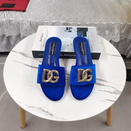 Dolce &amp; Gabbana D&amp;G Slippers For Women #1213151 $115.00 USD, Wholesale Replica Dolce &amp; Gabbana D&amp;G Slippers