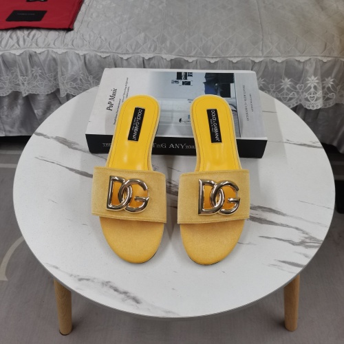 Dolce &amp; Gabbana D&amp;G Slippers For Women #1213152 $115.00 USD, Wholesale Replica Dolce &amp; Gabbana D&amp;G Slippers