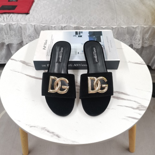 Dolce &amp; Gabbana D&amp;G Slippers For Women #1213153 $115.00 USD, Wholesale Replica Dolce &amp; Gabbana D&amp;G Slippers