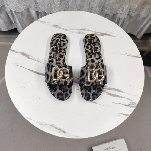 Dolce &amp; Gabbana D&amp;G Slippers For Women #1213192 $125.00 USD, Wholesale Replica Dolce &amp; Gabbana D&amp;G Slippers