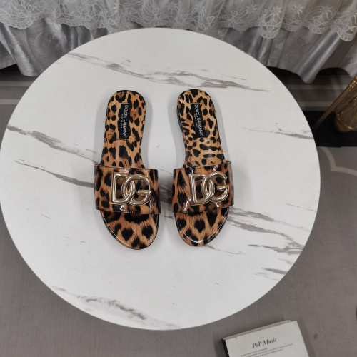 Dolce &amp; Gabbana D&amp;G Slippers For Women #1213193 $125.00 USD, Wholesale Replica Dolce &amp; Gabbana D&amp;G Slippers