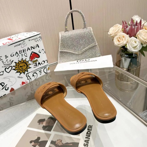 Replica Dolce & Gabbana D&G Slippers For Women #1213199 $80.00 USD for Wholesale