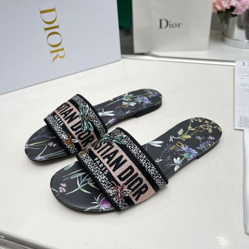 Christian Dior Slippers For Women #1213215 $76.00 USD, Wholesale Replica Christian Dior Slippers