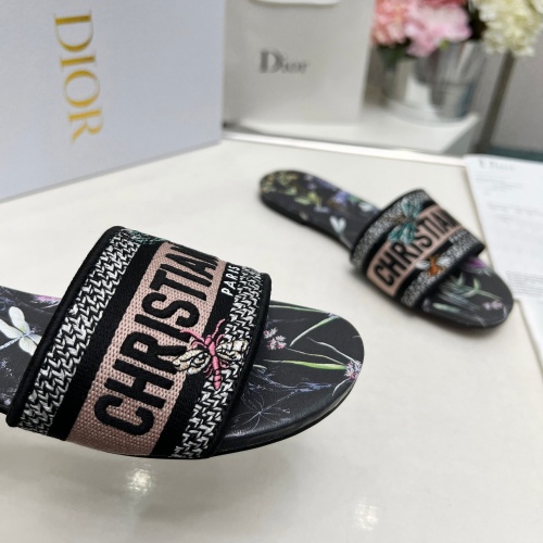 Replica Christian Dior Slippers For Women #1213215 $76.00 USD for Wholesale