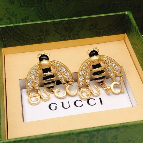 Replica Gucci Earrings For Women #1213229 $29.00 USD for Wholesale