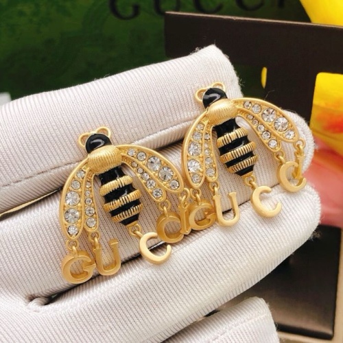 Replica Gucci Earrings For Women #1213229 $29.00 USD for Wholesale