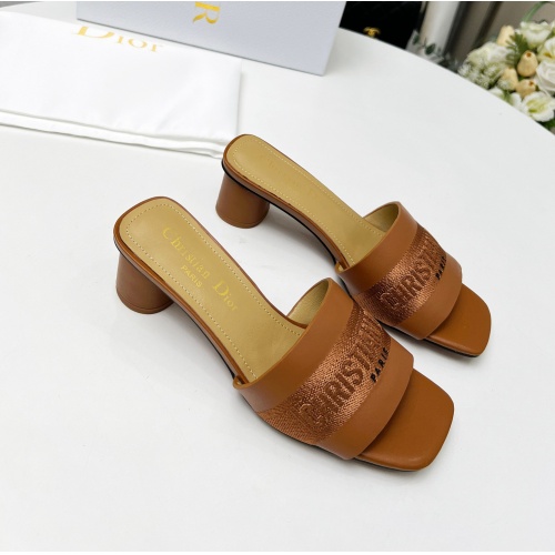 Replica Christian Dior Slippers For Women #1213235 $82.00 USD for Wholesale