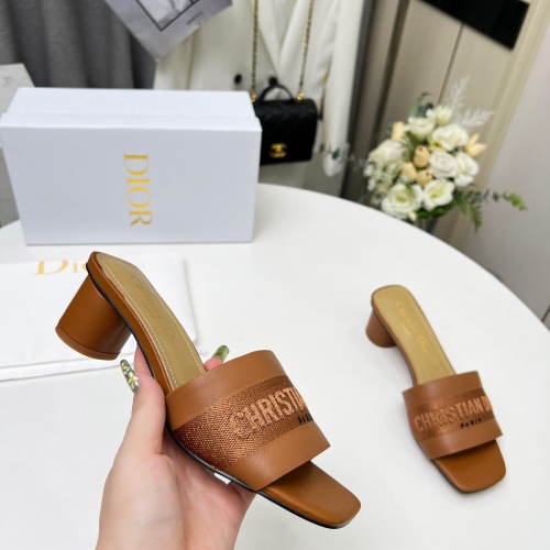 Replica Christian Dior Slippers For Women #1213235 $82.00 USD for Wholesale