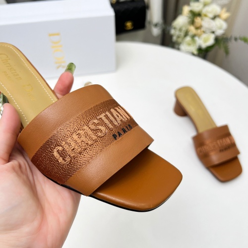 Replica Christian Dior Slippers For Women #1213235 $82.00 USD for Wholesale