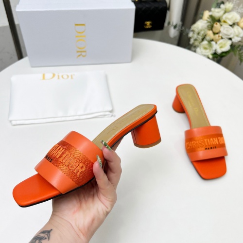 Replica Christian Dior Slippers For Women #1213237 $82.00 USD for Wholesale