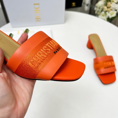 Replica Christian Dior Slippers For Women #1213237 $82.00 USD for Wholesale