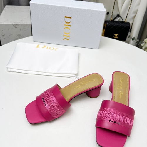 Replica Christian Dior Slippers For Women #1213239 $82.00 USD for Wholesale