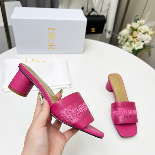 Replica Christian Dior Slippers For Women #1213239 $82.00 USD for Wholesale