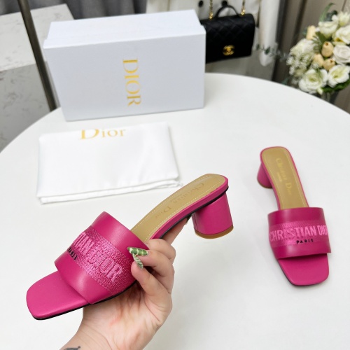 Replica Christian Dior Slippers For Women #1213239 $82.00 USD for Wholesale