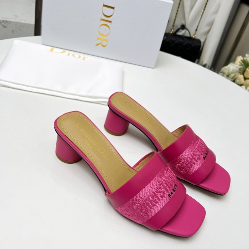 Replica Christian Dior Slippers For Women #1213239 $82.00 USD for Wholesale