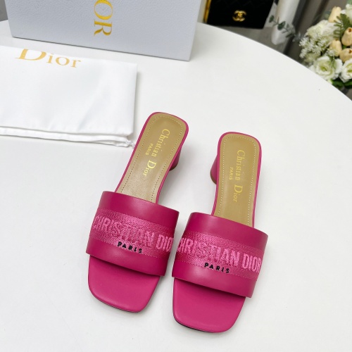 Replica Christian Dior Slippers For Women #1213239 $82.00 USD for Wholesale