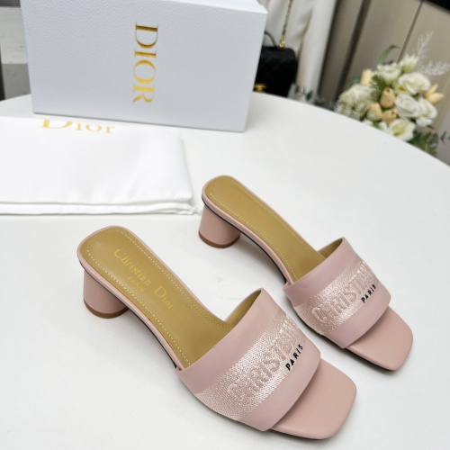 Replica Christian Dior Slippers For Women #1213240 $82.00 USD for Wholesale