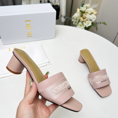 Replica Christian Dior Slippers For Women #1213240 $82.00 USD for Wholesale