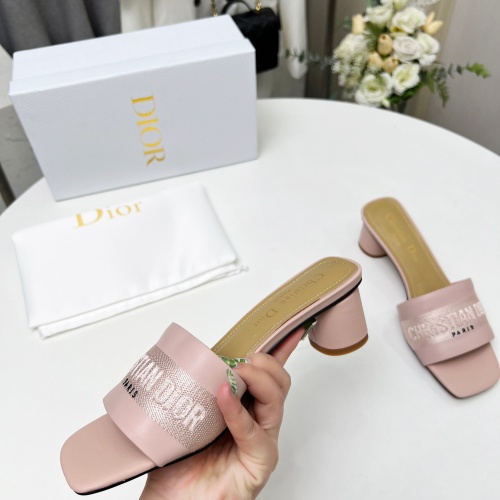 Replica Christian Dior Slippers For Women #1213240 $82.00 USD for Wholesale