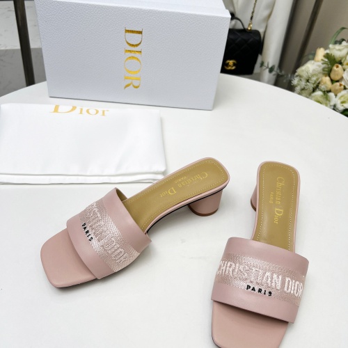 Replica Christian Dior Slippers For Women #1213240 $82.00 USD for Wholesale