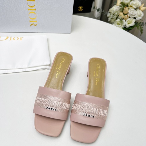 Replica Christian Dior Slippers For Women #1213240 $82.00 USD for Wholesale