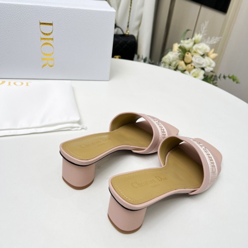 Replica Christian Dior Slippers For Women #1213240 $82.00 USD for Wholesale