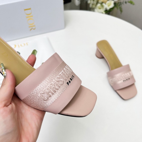 Replica Christian Dior Slippers For Women #1213240 $82.00 USD for Wholesale