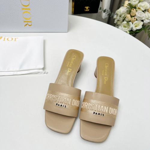 Replica Christian Dior Slippers For Women #1213241 $82.00 USD for Wholesale