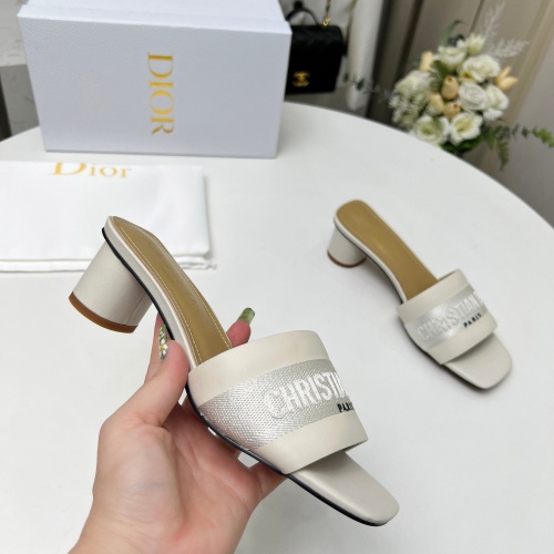 Replica Christian Dior Slippers For Women #1213242 $82.00 USD for Wholesale