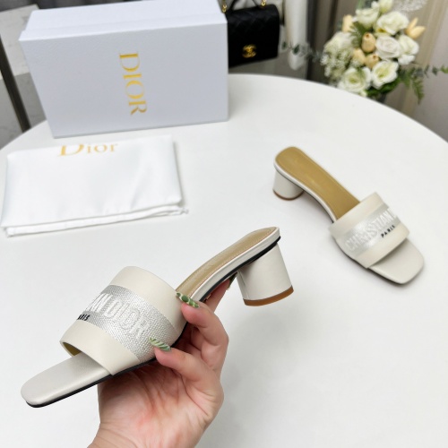 Replica Christian Dior Slippers For Women #1213242 $82.00 USD for Wholesale