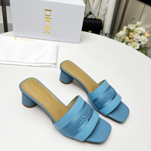 Replica Christian Dior Slippers For Women #1213244 $82.00 USD for Wholesale