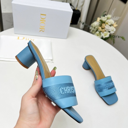 Replica Christian Dior Slippers For Women #1213244 $82.00 USD for Wholesale