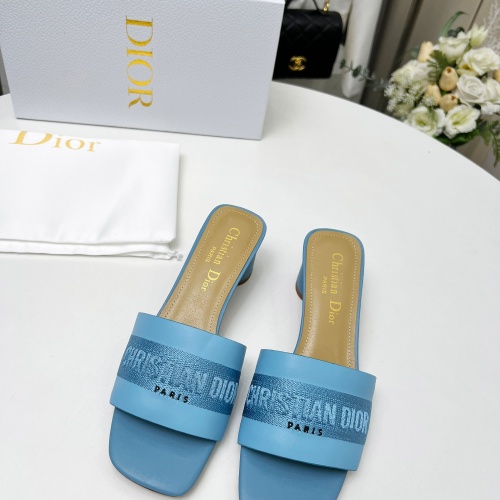 Replica Christian Dior Slippers For Women #1213244 $82.00 USD for Wholesale