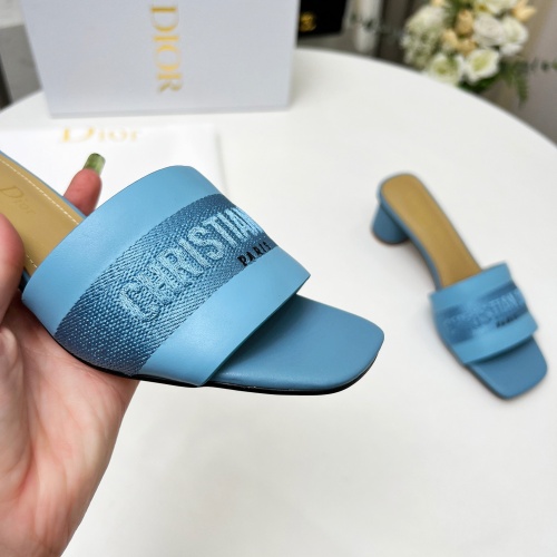 Replica Christian Dior Slippers For Women #1213244 $82.00 USD for Wholesale