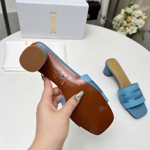 Replica Christian Dior Slippers For Women #1213244 $82.00 USD for Wholesale