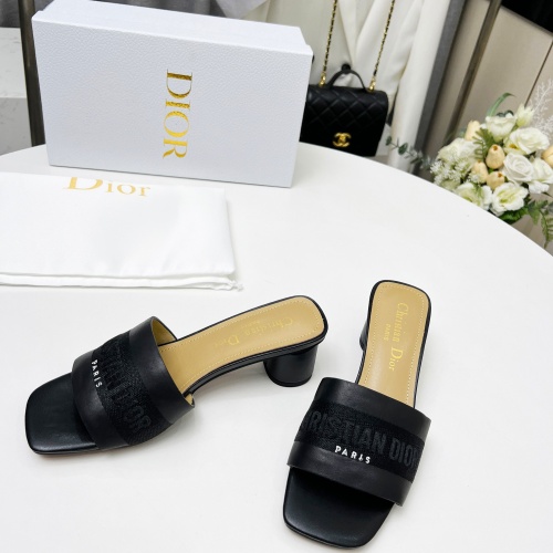 Replica Christian Dior Slippers For Women #1213246 $82.00 USD for Wholesale