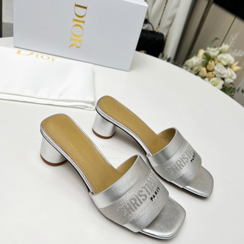 Replica Christian Dior Slippers For Women #1213247 $82.00 USD for Wholesale