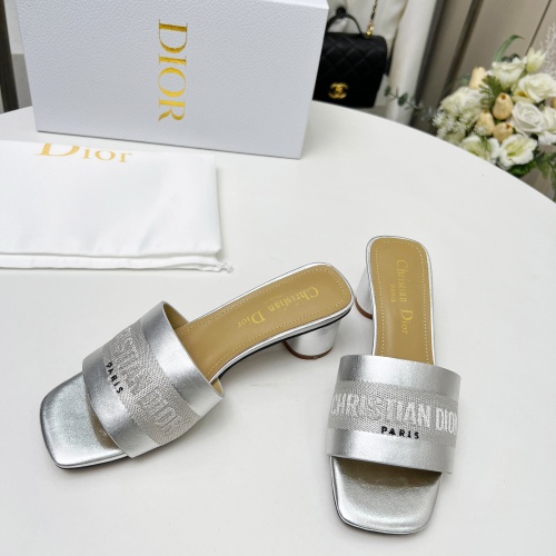 Replica Christian Dior Slippers For Women #1213247 $82.00 USD for Wholesale