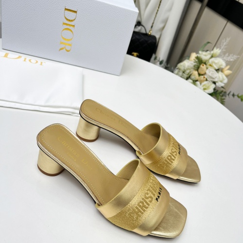 Replica Christian Dior Slippers For Women #1213248 $82.00 USD for Wholesale