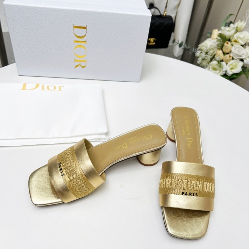 Replica Christian Dior Slippers For Women #1213248 $82.00 USD for Wholesale