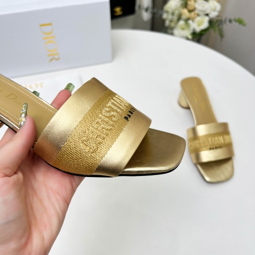 Replica Christian Dior Slippers For Women #1213248 $82.00 USD for Wholesale