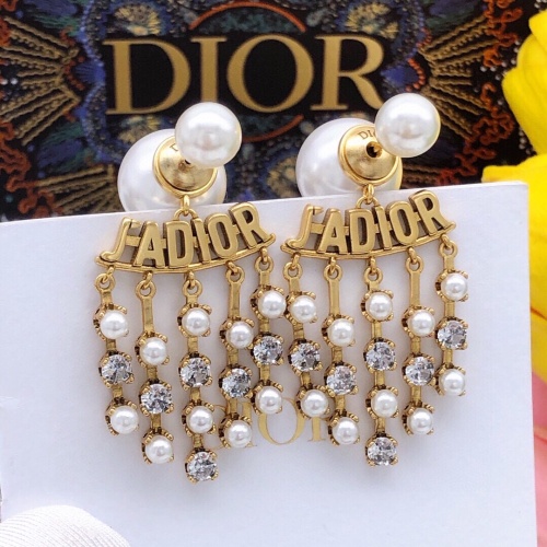 Christian Dior Earrings For Women #1213253 $27.00 USD, Wholesale Replica Christian Dior Earrings