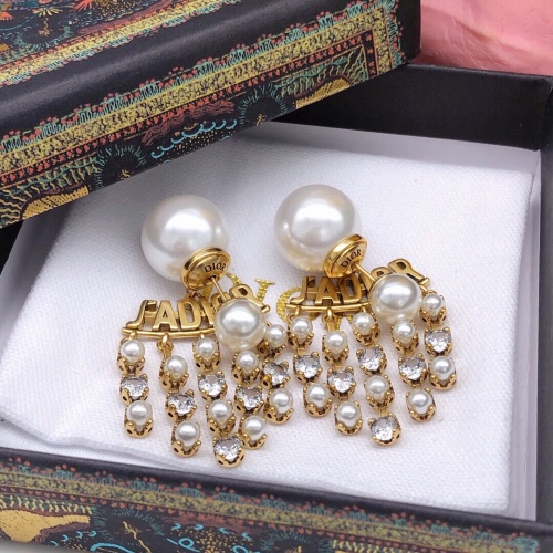 Replica Christian Dior Earrings For Women #1213253 $27.00 USD for Wholesale