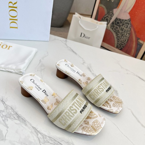 Replica Christian Dior Slippers For Women #1213260 $85.00 USD for Wholesale