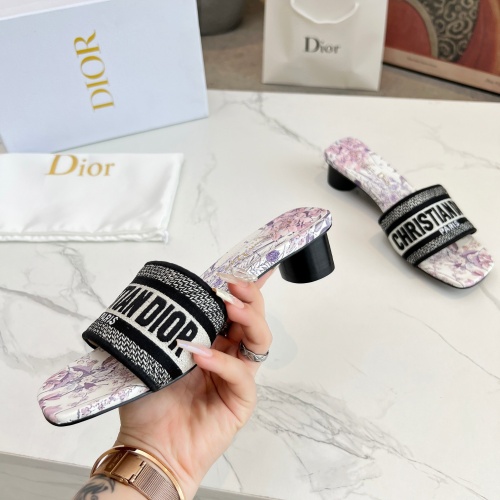 Replica Christian Dior Slippers For Women #1213261 $85.00 USD for Wholesale