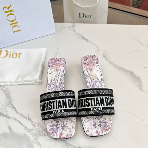 Replica Christian Dior Slippers For Women #1213261 $85.00 USD for Wholesale