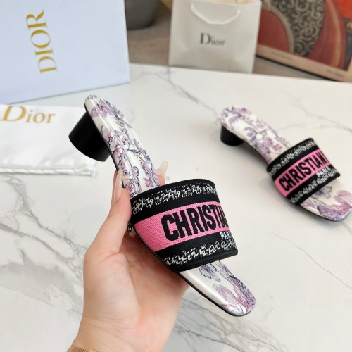 Replica Christian Dior Slippers For Women #1213264 $85.00 USD for Wholesale