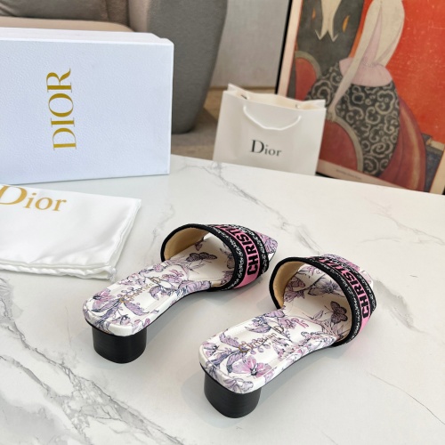 Replica Christian Dior Slippers For Women #1213264 $85.00 USD for Wholesale